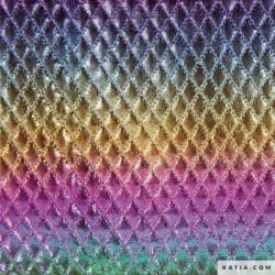 Tissu Katia Holographic Violet 