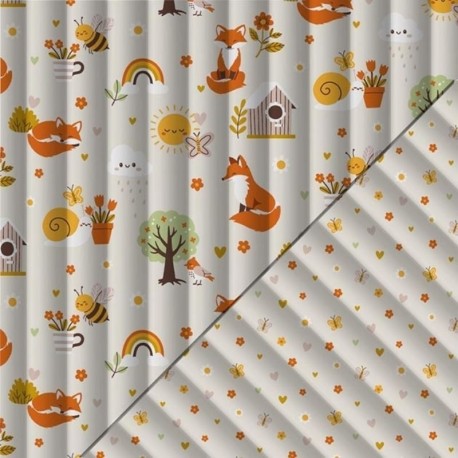 Tissu Matelassé Rouxy-roxy Naturel