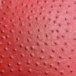 Tissu Autruche Simili Rouge 