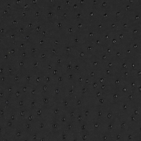 Tissu Autruche Simili Noir 