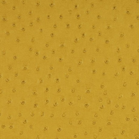 Tissu Autruche Simili Curry 