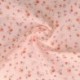 Tissu Fioretti Double Gaze Imprimée Rose