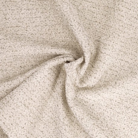 Tissu Chenillé Capraia Uni Ecru