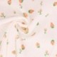 Tissu Double Gaze Imprimée Fraise