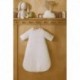 Tissu Broderie Anglaise Matelassé Simple Face Blanc