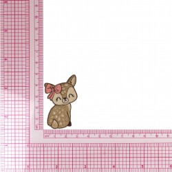 Ecusson petits animaux mignons - Faon