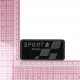 Ecusson sport racing - Noir