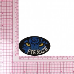 Ecusson regard d'animaux - Fierce