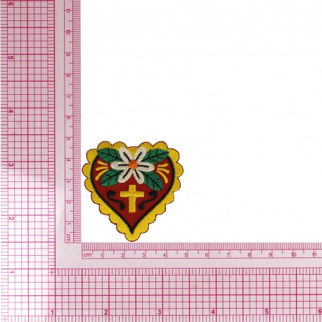 Ecusson style mexique - Croix