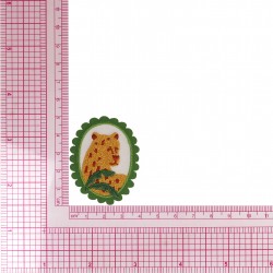 Ecusson tableau - Tigre