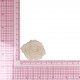 Ecusson rose - Blanc