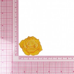 Ecusson rose - Jaune