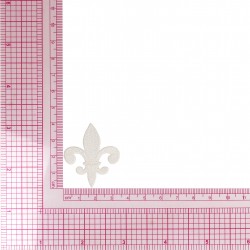Ecusson ancre - Blanc