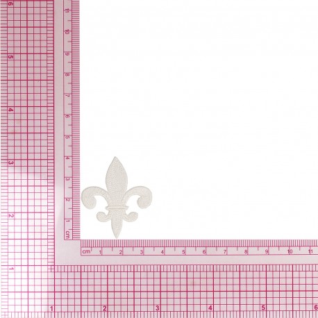 Ecusson ancre - Blanc