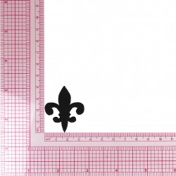 Ecusson ancre - Noir