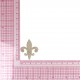 Ecusson ancre lurex - Argent