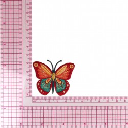 Ecusson papillon - Orange