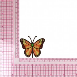 Ecusson papillon - Orange