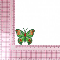Ecusson papillon - Vert