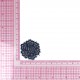 Ecusson rose dentelle - Marine