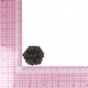 Ecusson rose dentelle - Noir
