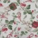 Tissu Imprimé Neulet Houx et sucre D'orge Lurex Or