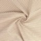 Tissu Chemise Coton lin Fine Rayure Beige 
