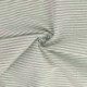 Tissu Chemise Coton lin Fine Rayure Vert 