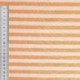 Tissu Chemise Coton lin Grande Rayure Orange