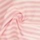 Tissu Chemise Coton lin Grande Rayure Rose