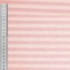 Tissu Chemise Coton lin Grande Rayure Rose