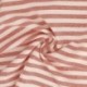 Tissu Chemise Coton lin Grande Rayure Rouille 