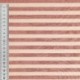 Tissu Chemise Coton lin Grande Rayure Rouille 