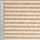 Tissu Chemise Coton lin Grande Rayure Beige 