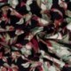Tissu Popeline de Coton Impression Digitale Floral Fond Noir