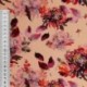 Tissu Viscose Impression Digitale Floral Rose