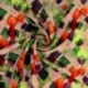 Tissu Viscose Impression Digitale Carré Multicolore