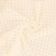 Tissu Broderie Anglaise Coton Lutosa Ivoire 