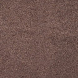 Tissu Laine Bouillie Chinée Marron