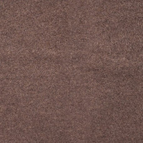 Tissu Laine Bouillie Chinée Marron