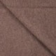 Tissu Laine Bouillie Chinée Marron
