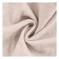 Tissu Laine Bouillie Chinée Sable 