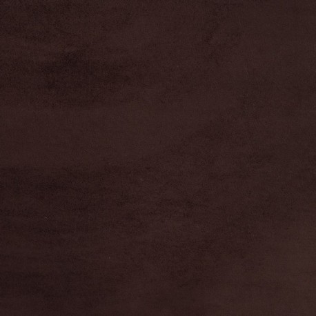 Tissu Suédine Double Sherpa Uni Marron