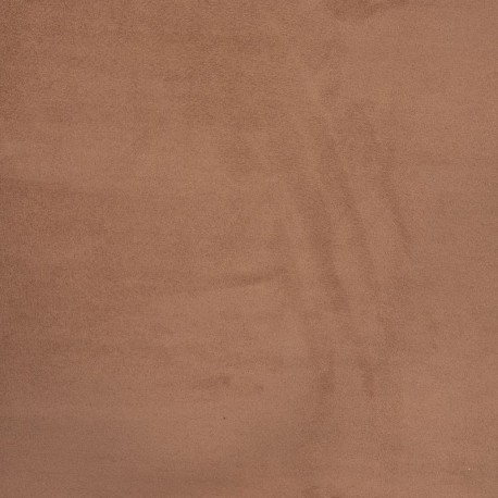 Tissu Suédine Double Sherpa Uni Camel