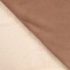 Tissu Suédine Double Sherpa Uni Camel