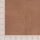 Tissu Suédine Double Sherpa Uni Camel
