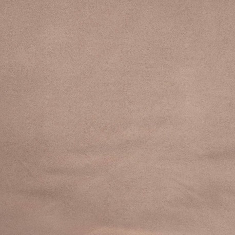 Tissu Suédine Double Sherpa Uni Taupe