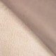 Tissu Suédine Double Sherpa Uni Taupe