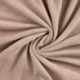 Tissu Suédine Double Sherpa Uni Taupe