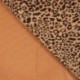 Tissu Velours Côtelé Imprimé Léopard Pierre 